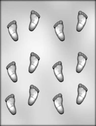 Foot Prints Chocolate Mould - Click Image to Close